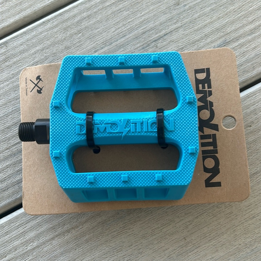 DEMOLITION BMX TROOPER PC PEDALS 9/16" GLACIER BLUE